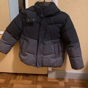 Kids Black and Gray Puffer